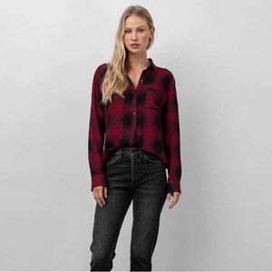 Rails Hunter Button Up Plaid Shirt Size Small